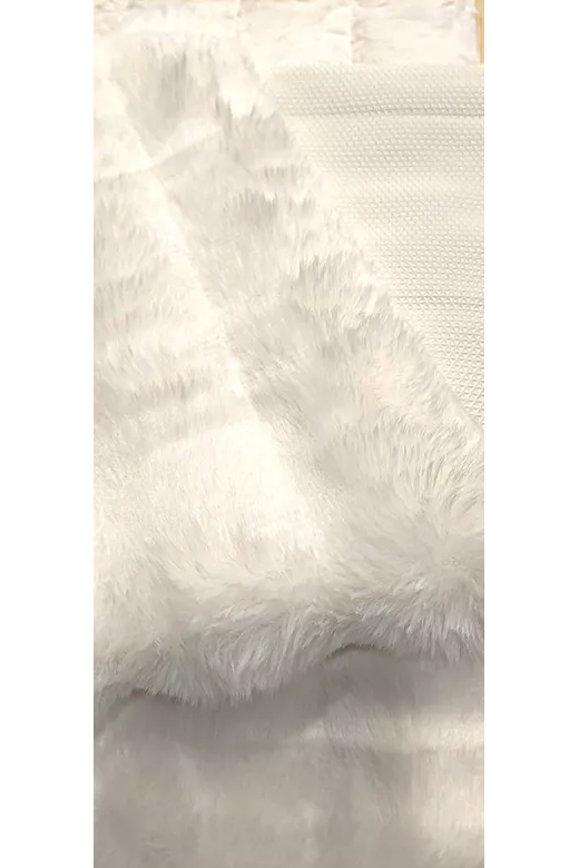 Σετ κρεβατοκάμαρας γούνινο Rabbit Fur White