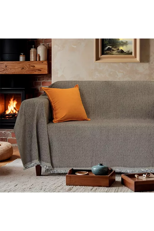 LINO Ριχτάρι Πολυθρόνας (180x180) Boxi Χακί