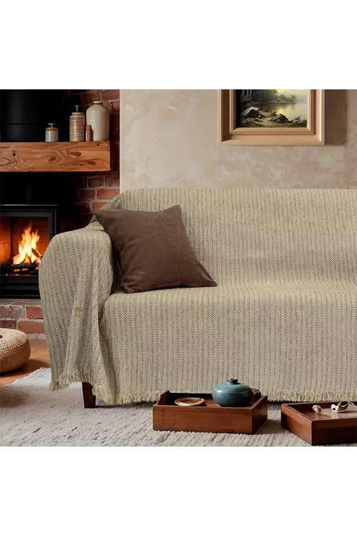 LINO Ριχτάρι Πολυθρόνας (180x180) Velora Εκρού