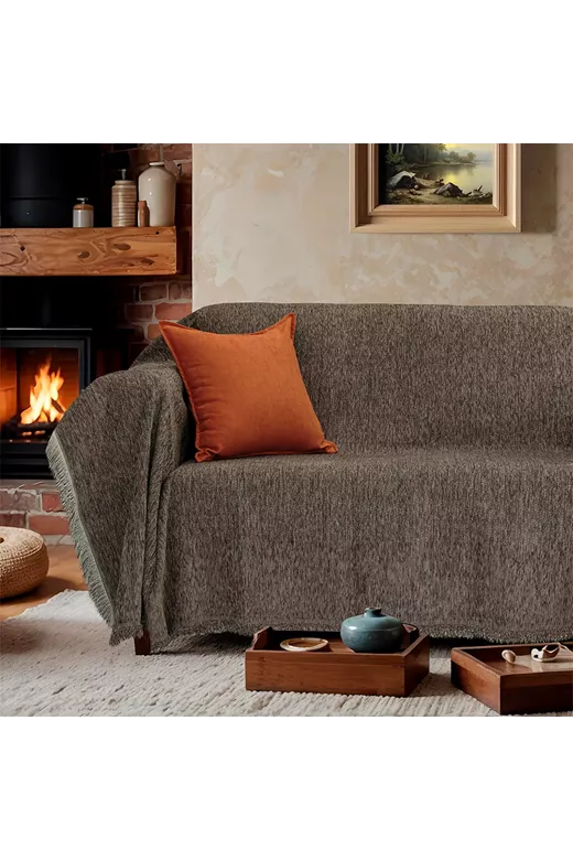 LINO Ριχτάρι Κανάπέ Τριθέσιο (180x300) Malta Μόκα