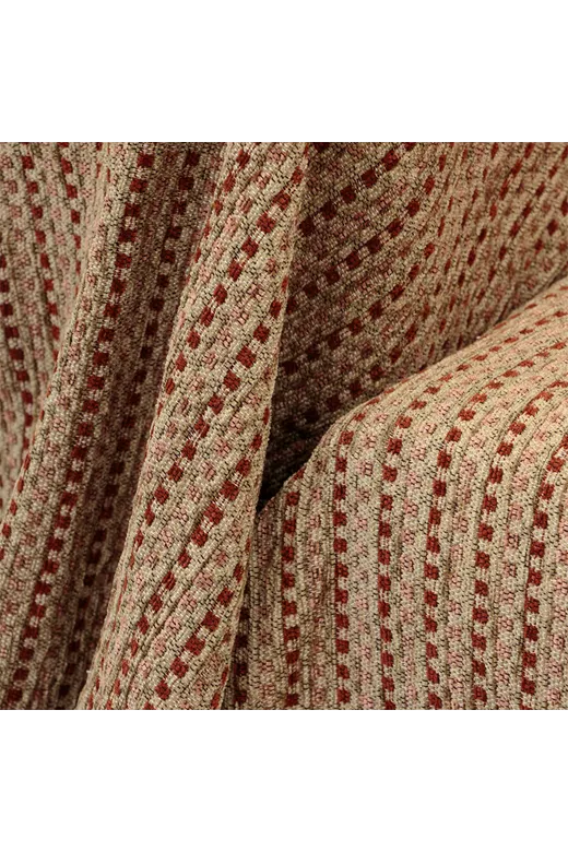 LINO Ριχτάρι Πολυθρόνας (180x180) Velora Κεραμιδί