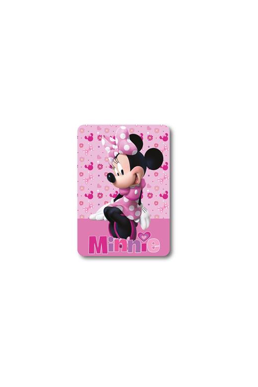 Κουβέρτα Fleece Disney Home Minnie 37 100X140 Pink 100% Polyester