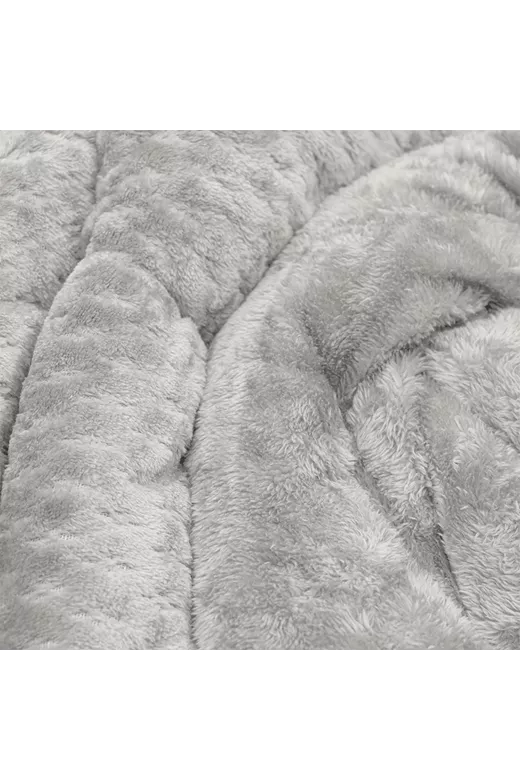 LINO Κουβερτοπάπλωμα Υπέρδιπλο (220x240) Lofti Ασημί