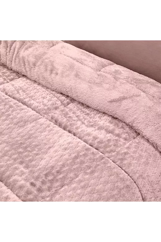 LINO Κουβερτοπάπλωμα Υπέρδιπλο (220x240) Lofti Λιλά