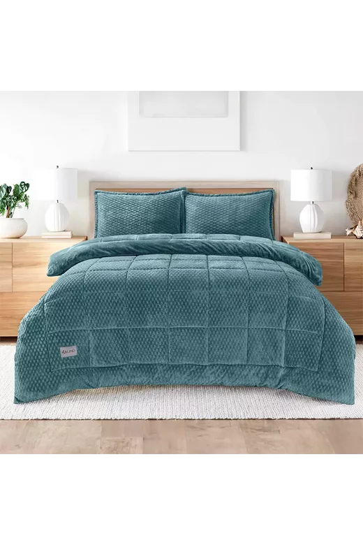 LINO Κουβερτοπάπλωμα Μονό (160x220) Lofti Ντένιμ