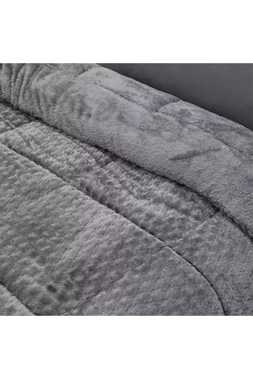 LINO Κουβερτοπάπλωμα Μονό (160x220) Lofti Γκρι