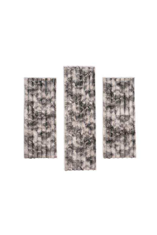 Χαλιά Κρεβατοκάμαρας (Σετ 3τμχ) Mcdecor Rabbit Grey - MCDECOR