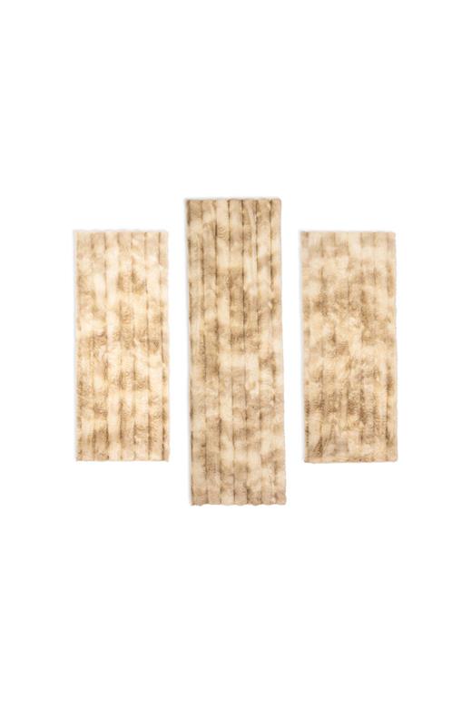 Χαλιά Κρεβατοκάμαρας (Σετ 3τμχ) Mcdecor Rabbit Beige - MCDECOR