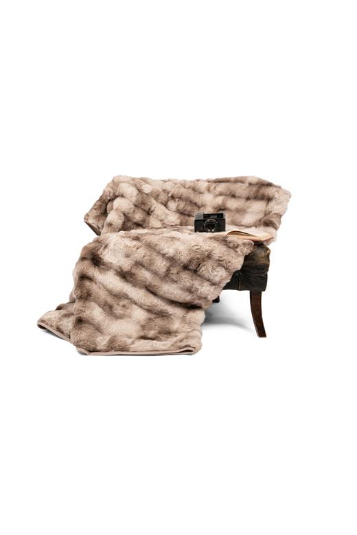 Ριχτάρι Γούνα Διθέσιου (180X250) Mcdecor Rabbit Capuccino - MCDECOR