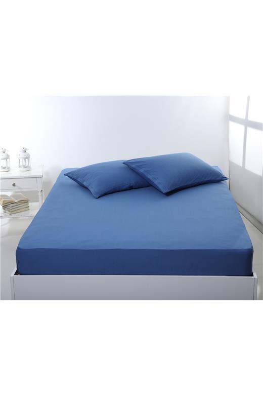 Σεντόνι με λάστιχο jersey (100cm x 200cm + 35cm) jean