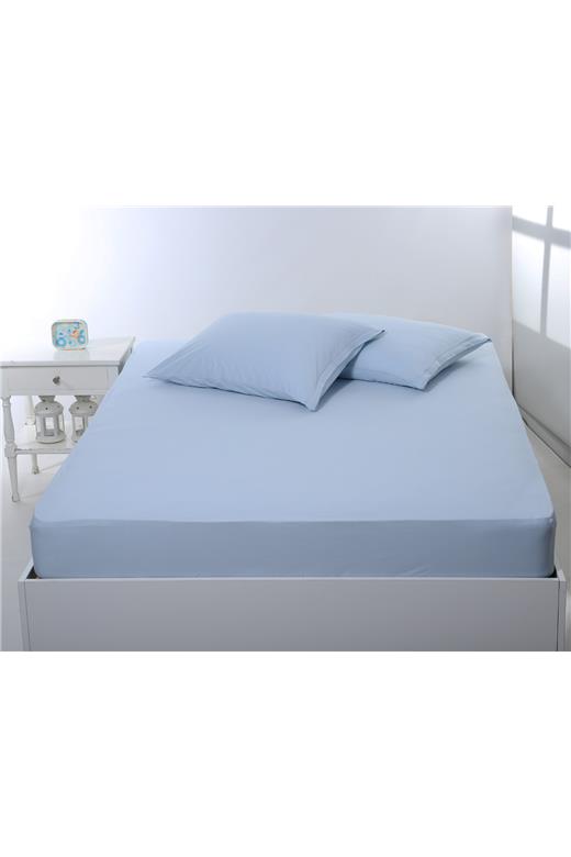 Σεντόνι με λάστιχο jersey (160cm x 200cm + 35cm) siel