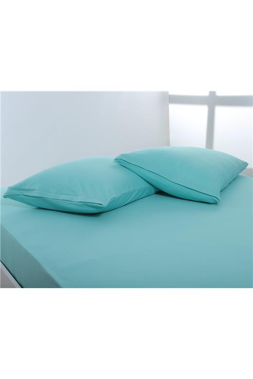 Ζευγάρι μαξιλαροθήκες jersey (50cm x 70cm) sea green