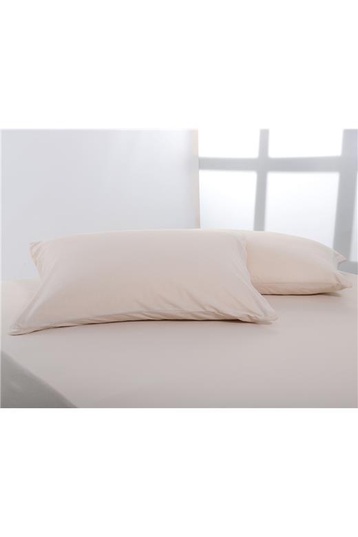Ζευγάρι μαξιλαροθήκες jersey (50cm x 70cm) light beige