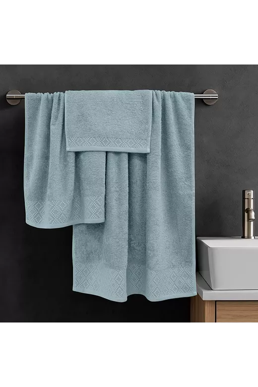 LINO Σετ πετσέτες 3τμχ (30x50,50x90,70x140) Serapha Μέντα