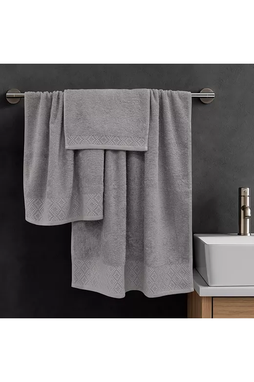 LINO Σετ πετσέτες 3τμχ (30x50,50x90,70x140) Serapha Μόκα