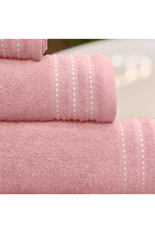 LINO Σετ πετσέτες 3τμχ (30x50,50x90,70x140) Veluva Κοραλί