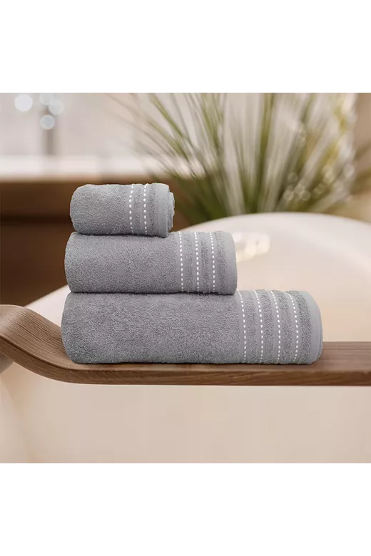 LINO Σετ πετσέτες 3τμχ (30x50,50x90,70x140) Veluva Μόκα