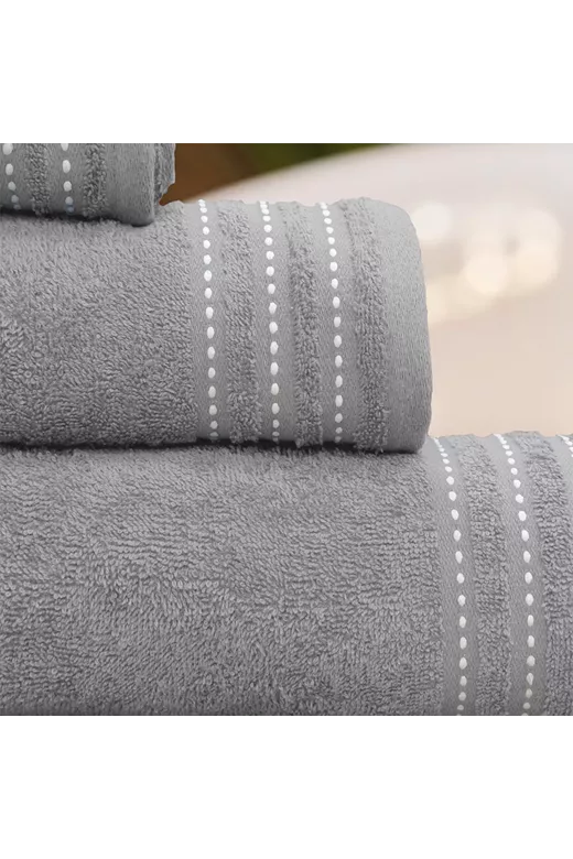 LINO Σετ πετσέτες 3τμχ (30x50,50x90,70x140) Veluva Μόκα