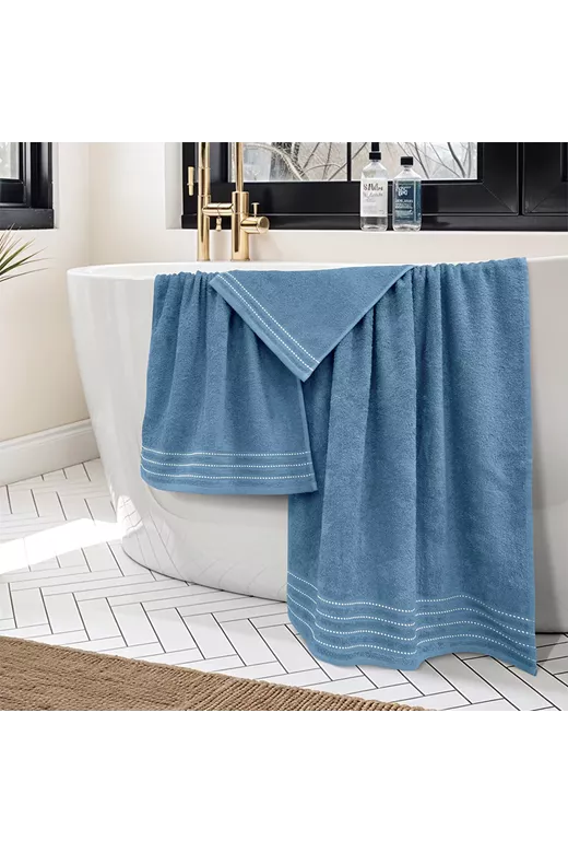 LINO Σετ πετσέτες 3τμχ (30x50,50x90,70x140) Veluva Πετρόλ