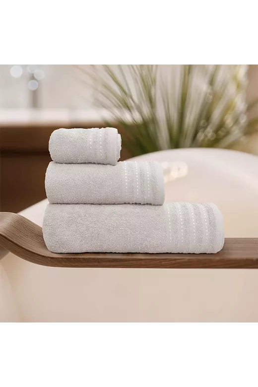 LINO Σετ πετσέτες 3τμχ (30x50,50x90,70x140) Veluva Εκρου