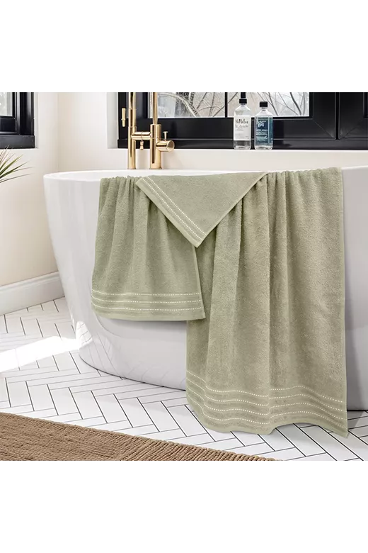 LINO Σετ πετσέτες 3τμχ (30x50,50x90,70x140) Veluva Λεμονί