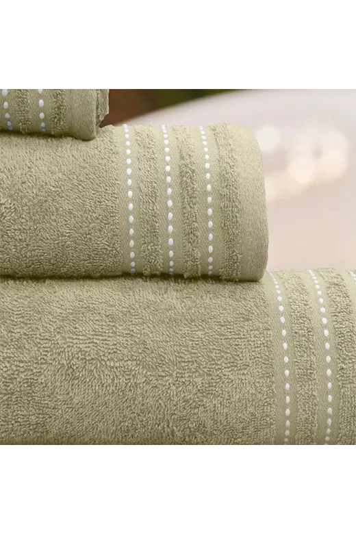 LINO Σετ πετσέτες 3τμχ (30x50,50x90,70x140) Veluva Λεμονί