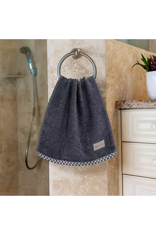 LINO Πετσέτα Χεριών (30x50) Marley Ανθρακί