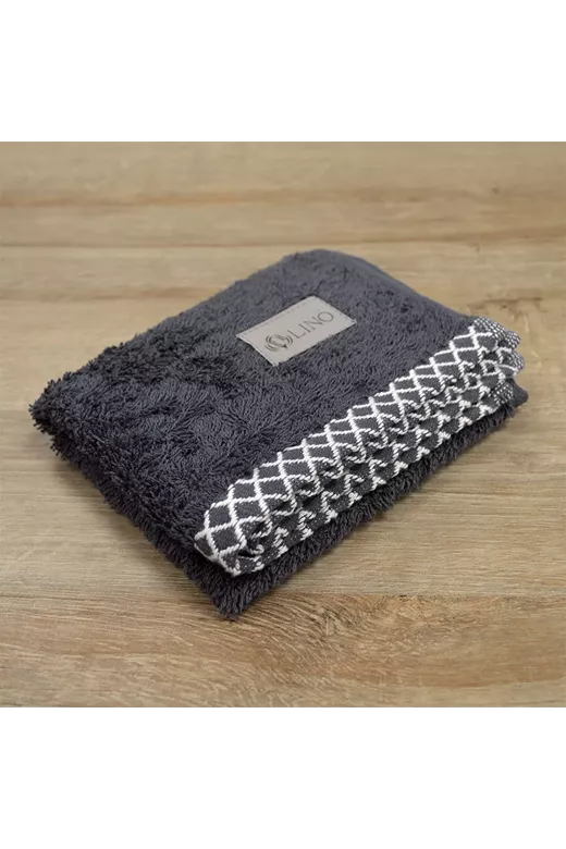 LINO Πετσέτα Χεριών (30x50) Marley Ανθρακί