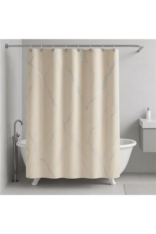 Κουρτίνα Μπάνιου (180X180) 1225 Εκρού - MCDECOR