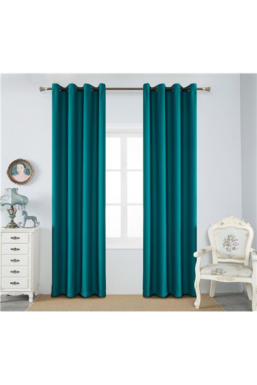 Κουρτίνα Συσκότισης με Τρούκς (140X265) Mcdecor Blackout Πράσινο - MCDECOR