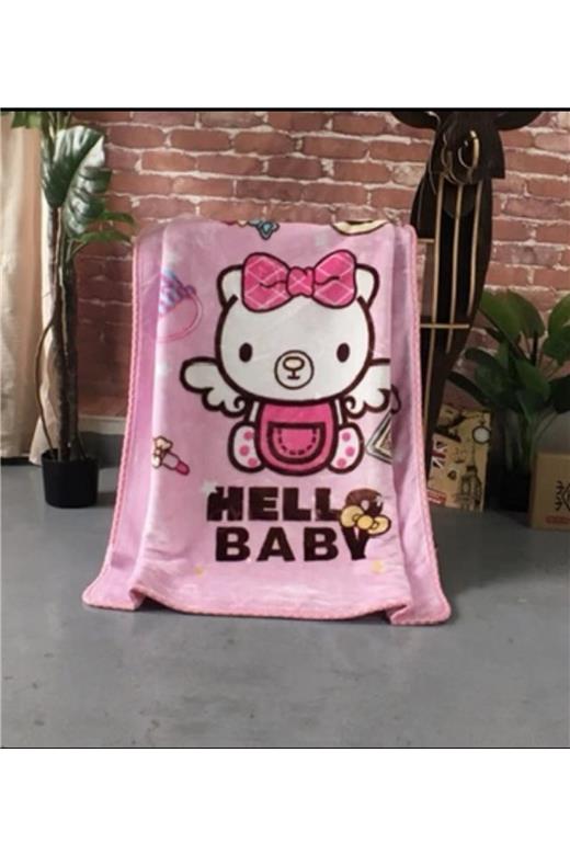 Κουβέρτα Βελουτέ Bebe (100X130) Mcdecor Baby - MCDECOR