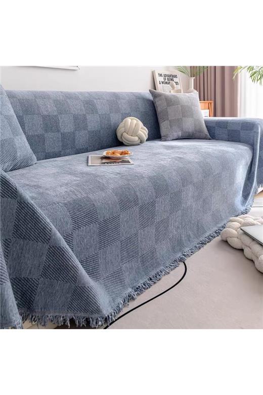 Ριχτάρια (Σετ 2τμχ) Mcdecor Check Ράφ - MCDECOR