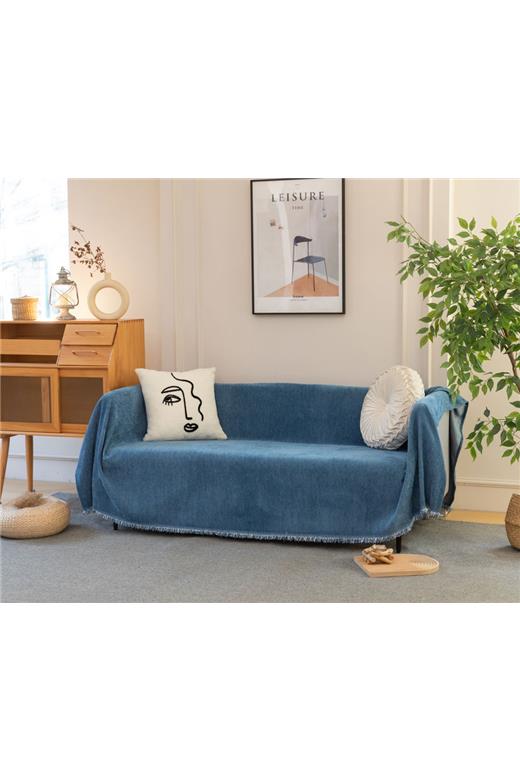 Ριχτάρια (Σετ 2τμχ) Mcdecor Herr Μπλέ - MCDECOR