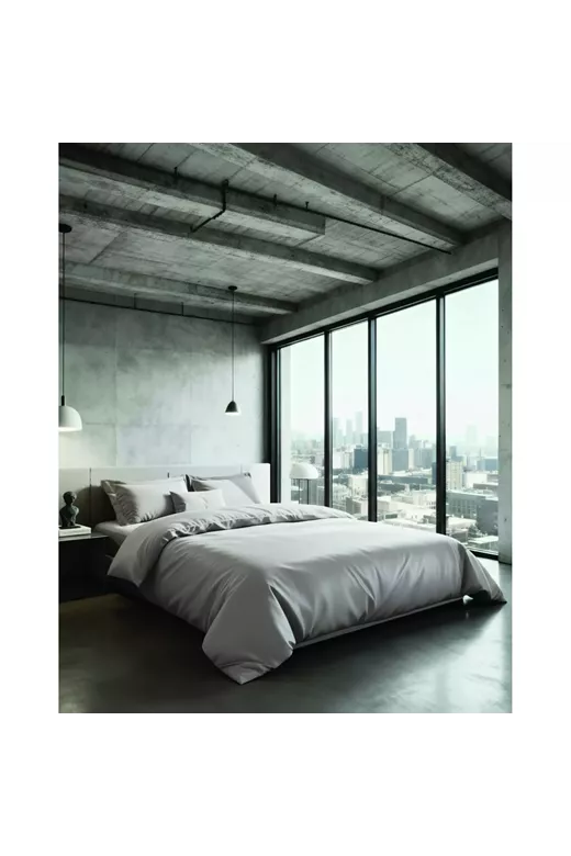 CITY2  SILVER ΣΕΝΤΟΝΙ 270Χ290CM 300TC 100% COTTON SATIN