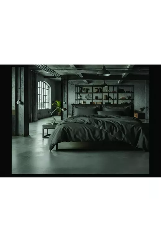 ΣΕΤ ΣΕΝΤ KING ΧΛ  LOFT GREY 2*270Χ290CM 2*50X70CM 100% COT/SATIN 210TC