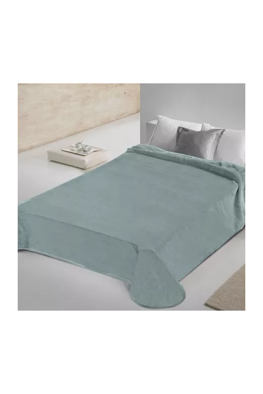 Κουβέρτα βελουτέ 550gr μονή Μονόχρωμη 700 Laguna