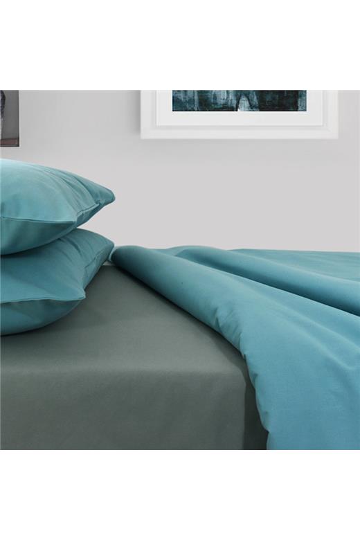 ΝΕΧΤ 3207  ΣΕΤ ΣΕΝΤΟΝΙΑ ΦΑΝΕΛΑ 100%CΟΤ. 170Χ240 ΑQUΑ  3ΤΕΜ