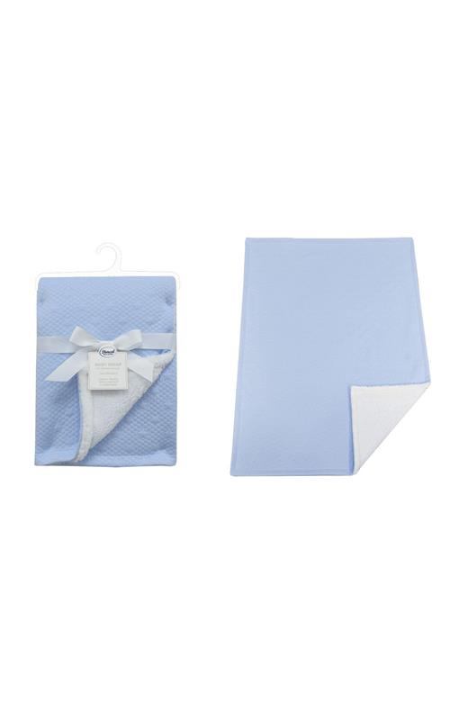 Κουβέρτα Air Layer Jacquard bebe 500 gr/m² Stars 18 75X100 Sky Blue 100% Polyester