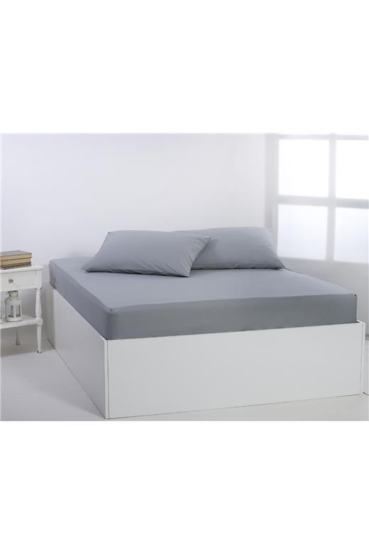 Βαμβακερό σεντόνι essentials (225cm x 267cm) quarry