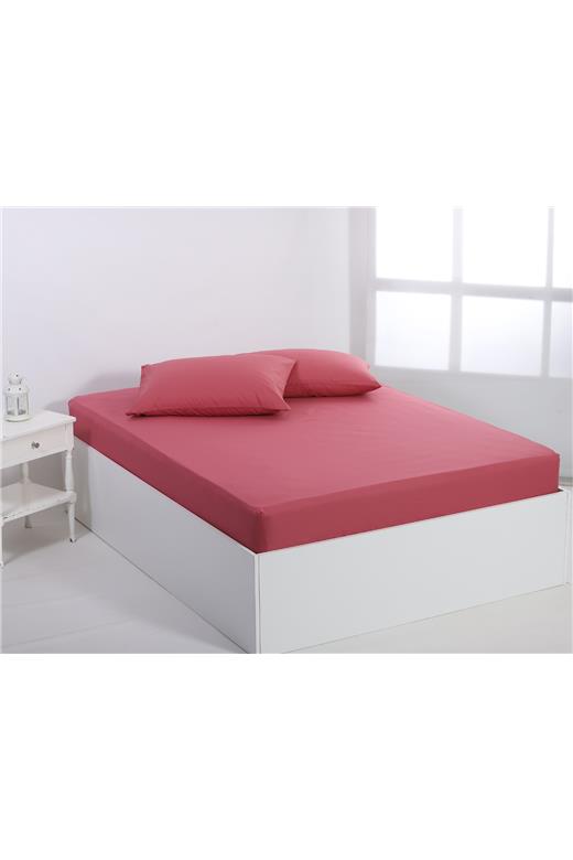 Βαμβακερό σεντόνι essentials (245cm x 267cm) baroque rose