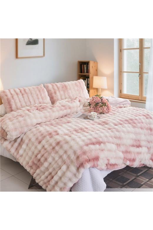 Παπλωματοθήκη Μονή (Σετ) (160X240) Mcdecor Rabbit Light Pink - MCDECOR