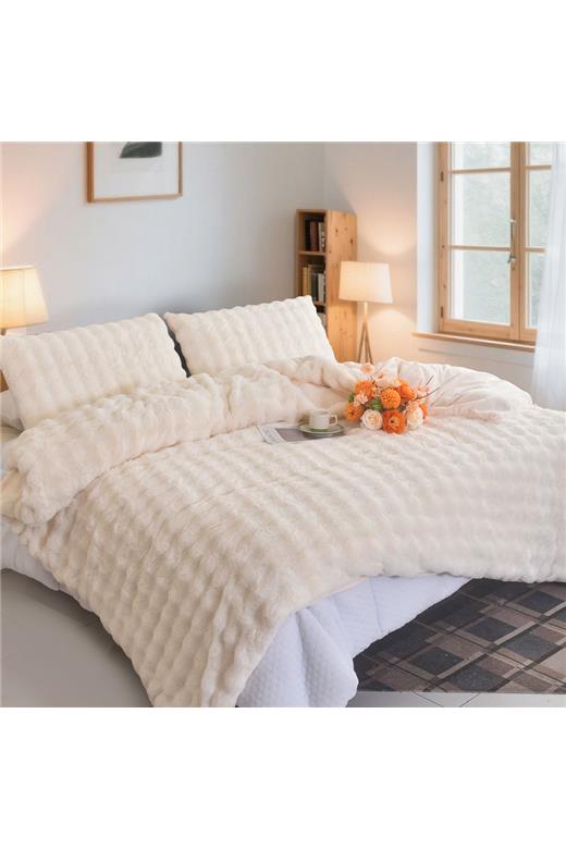 Παπλωματοθήκη Μονή (Σετ) (160X240) Mcdecor Rabbit Wht - MCDECOR