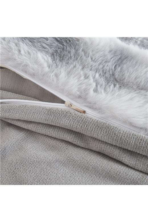 Παπλωματοθήκη Υπέρδιπλη (Σετ) (220X240) Mcdecor Rabbit Grey - MCDECOR