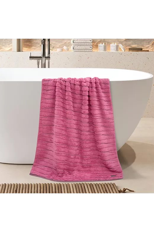 LINO Πετσέτα Σώματος (80x150) Loomline Κοραλί