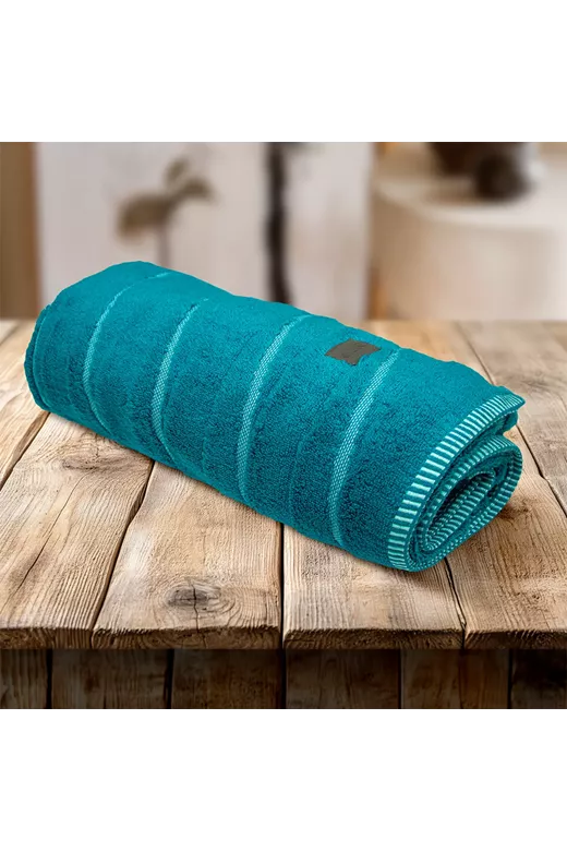 LINO Πετσέτα Σώματος (80x150) Loomline Πετρόλ