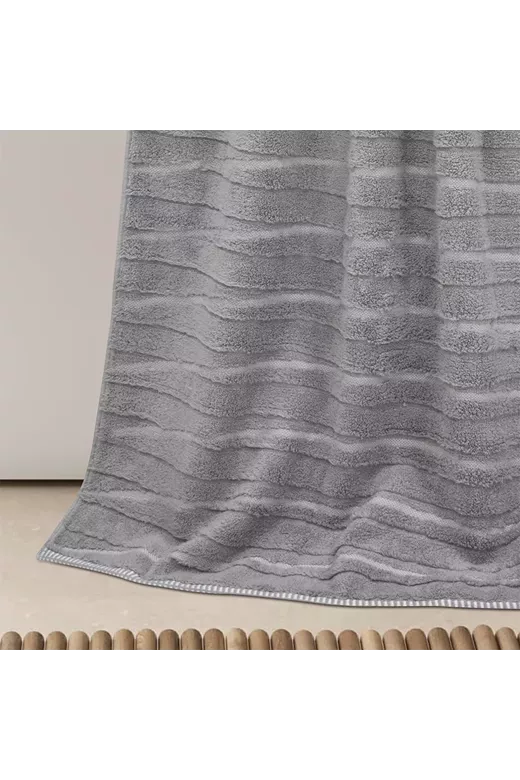 LINO Πετσέτα Σώματος (80x150) Loomline Γκρι