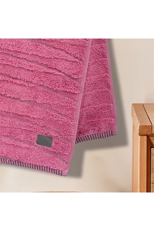 LINO Πετσέτα Προσώπου (50x100) Loomline Κοραλί