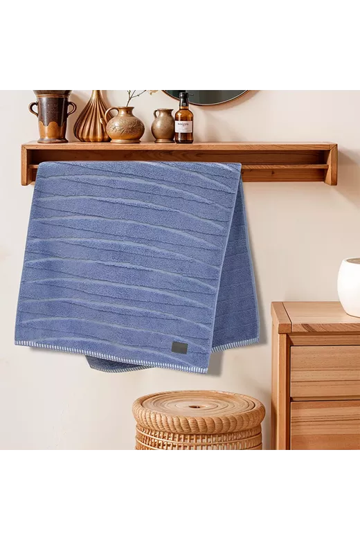 LINO Πετσέτα Προσώπου (50x100) Loomline Ντένιμ