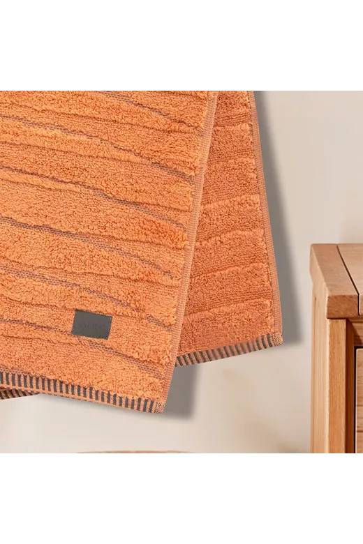 LINO Πετσέτα Προσώπου (50x100) Loomline Ροδί