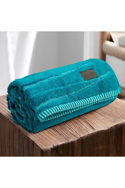 LINO Πετσέτα Προσώπου (50x100) Loomline Πετρόλ